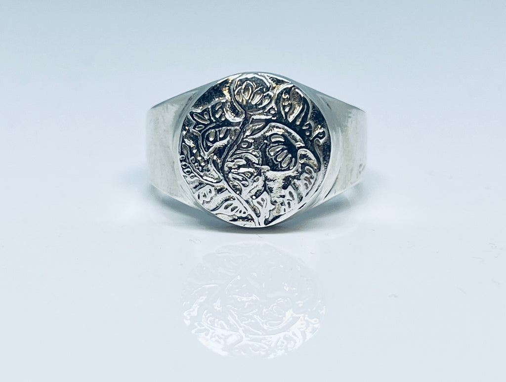 The Traveler - Signet Ring - Big - Silver