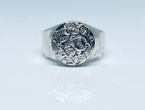 The Traveler - Signet Ring - Big - Silver