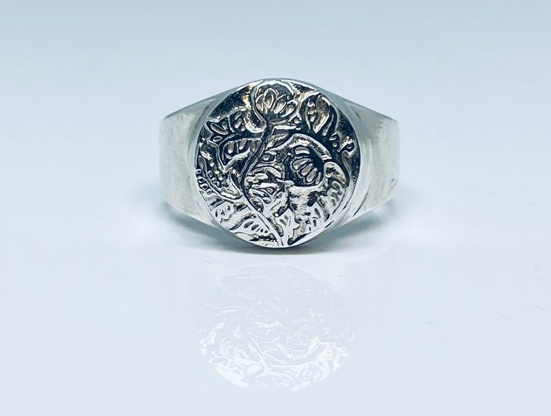The Traveler - Signet Ring - Big - Silver