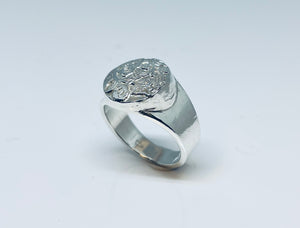 The Traveler - Signet Ring - Big - Silver
