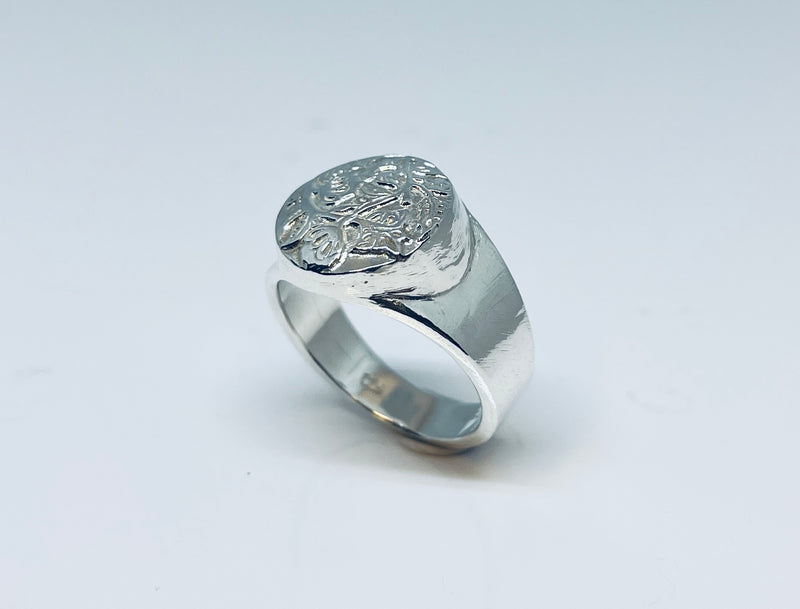 The Traveler - Signet Ring - Big - Silver