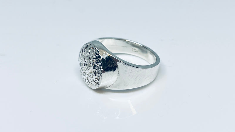 The Traveler - Signet Ring - Big - Silver