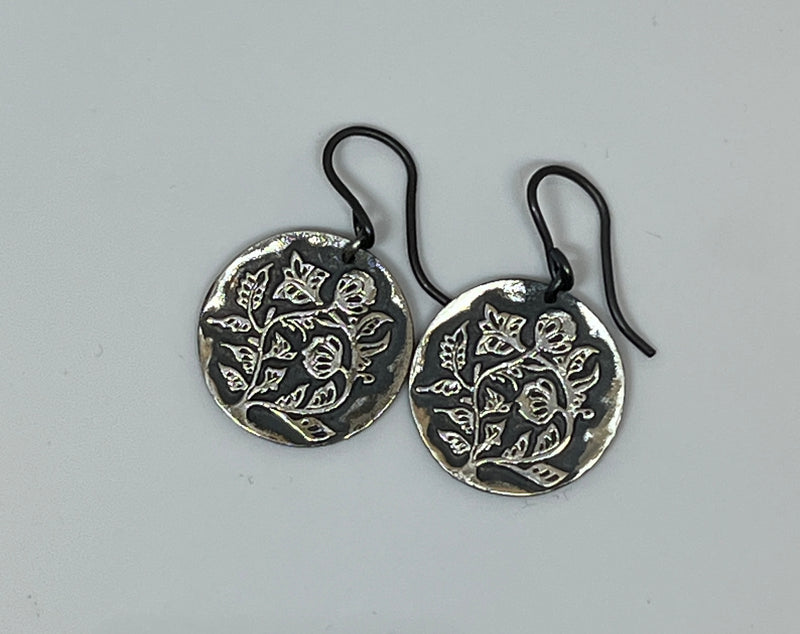 The Traveler - Earrings - Oxidised silver