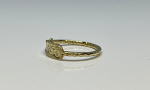 Creatures - Mermaid ring - Big - 14kt gold