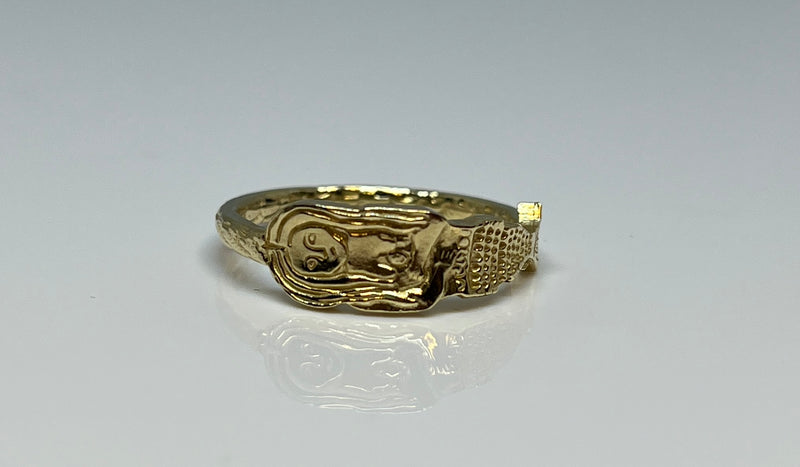 Creatures - Mermaid ring - Big - 14kt gold