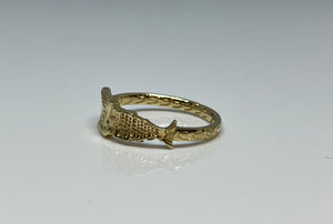 Creatures - Mermaid ring - Small - 14kt gold