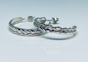 Creatures - Hoop Earrings - Silver