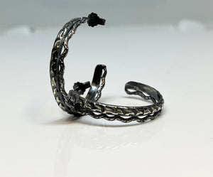 Creatures - Hoop Earrings - Silver