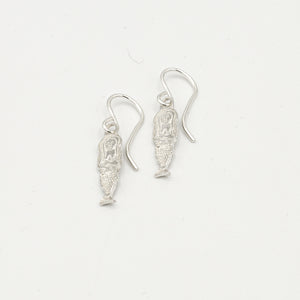 Creatures - Mermaid Earrings - Silver