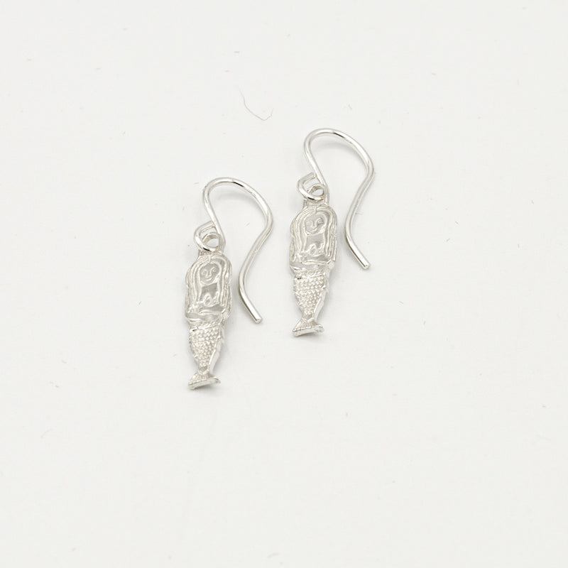 Creatures - Mermaid Earrings - Silver