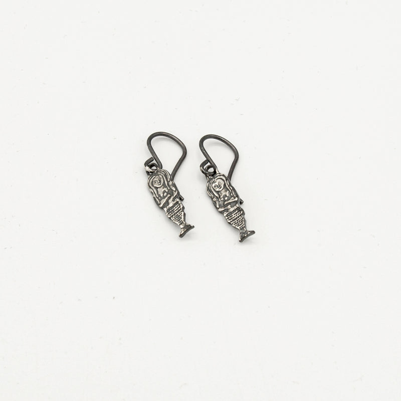 Creatures - Mermaid Earrings - Silver