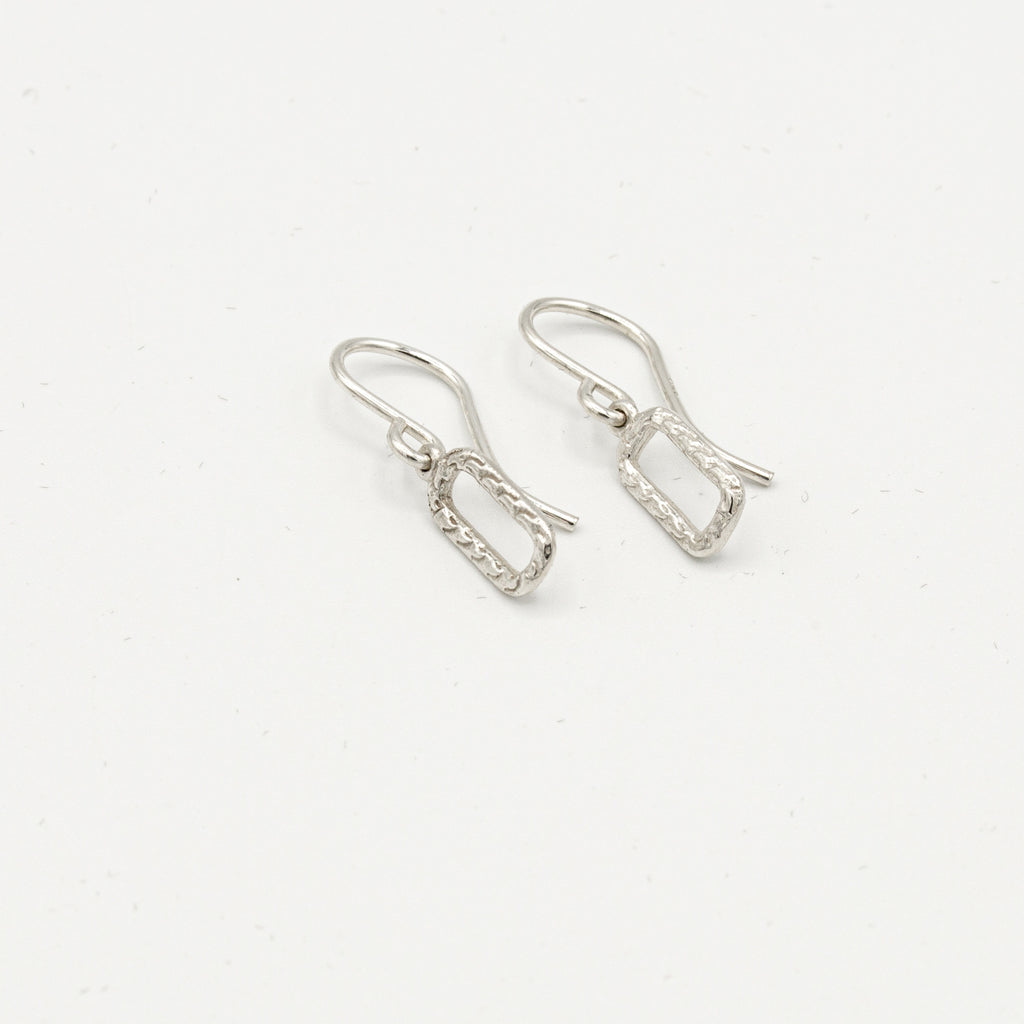 Creatures - Dragon Links Earrings - Silver