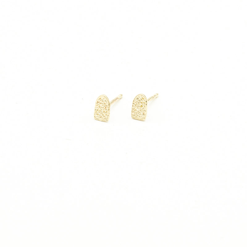 Celts & Kings Earrings - Norwegian Brooch Studs - Small - Gold