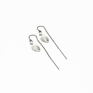 Creatures - Sea Bird Hanging Earrings  - Silver