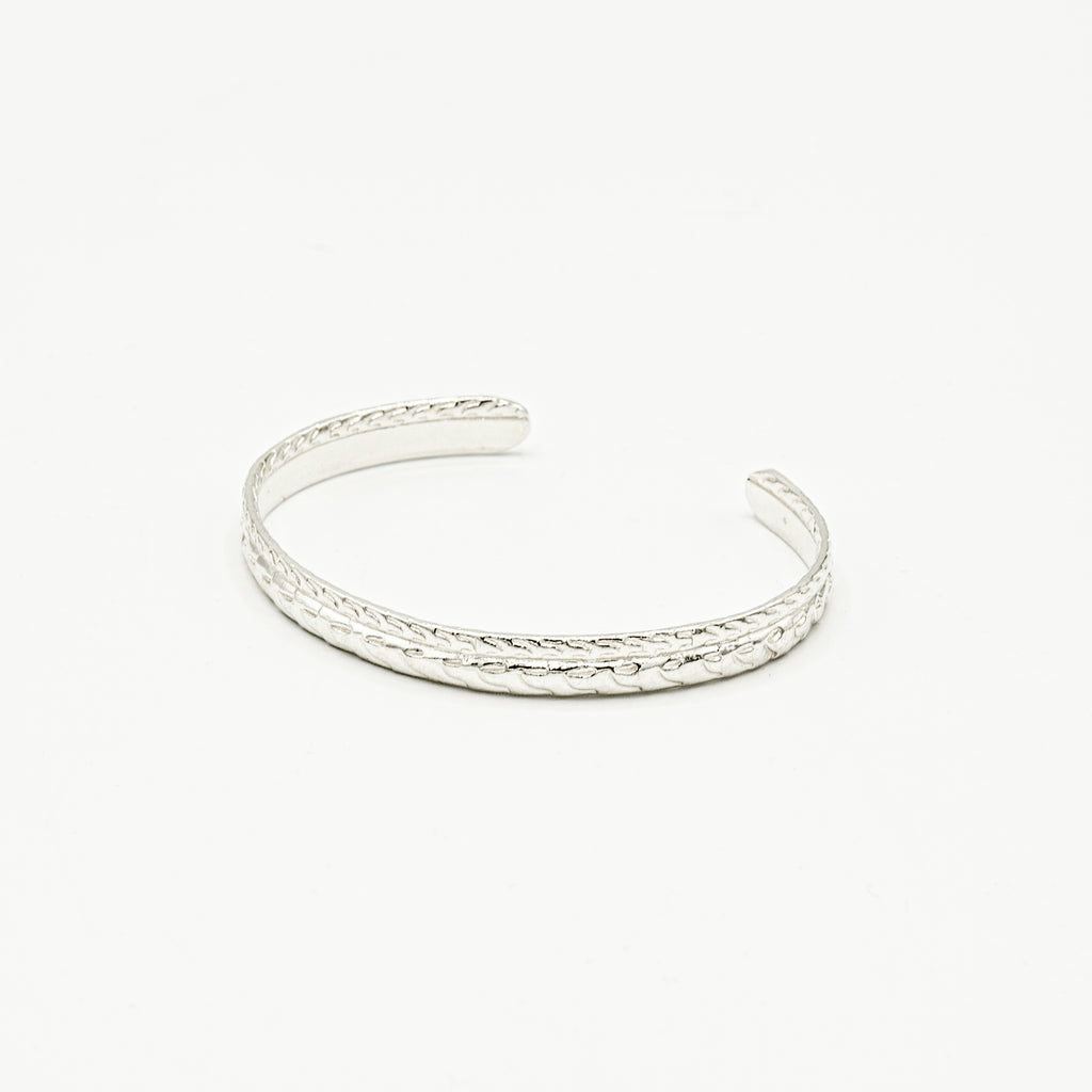 Creatures - Dragon Bangle Bracelet - Silver