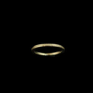 Celts & Kings Ring - 2mm width Band 2mm thick - Gold