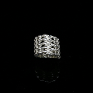 Seashell Ring - 5 Rows Open - Silver
