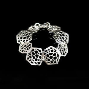 Molecule Bracelet - Silver