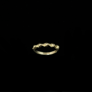 Seashell Ring - 1 Row - Gold