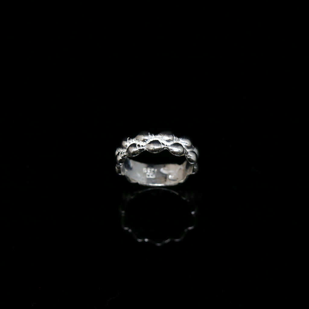 Seashell Ring - 2 Rows - Silver