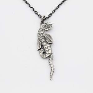 Creatures - Dragon Necklace - Small 2,5cm - Silver