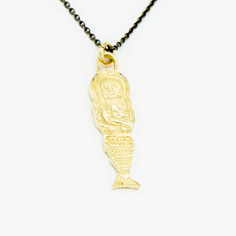 Creatures - Mermaid necklace - Small - Gold