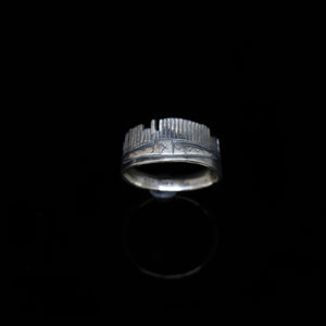 Celts & Kings Ring - Comb - Wider Band - Silver